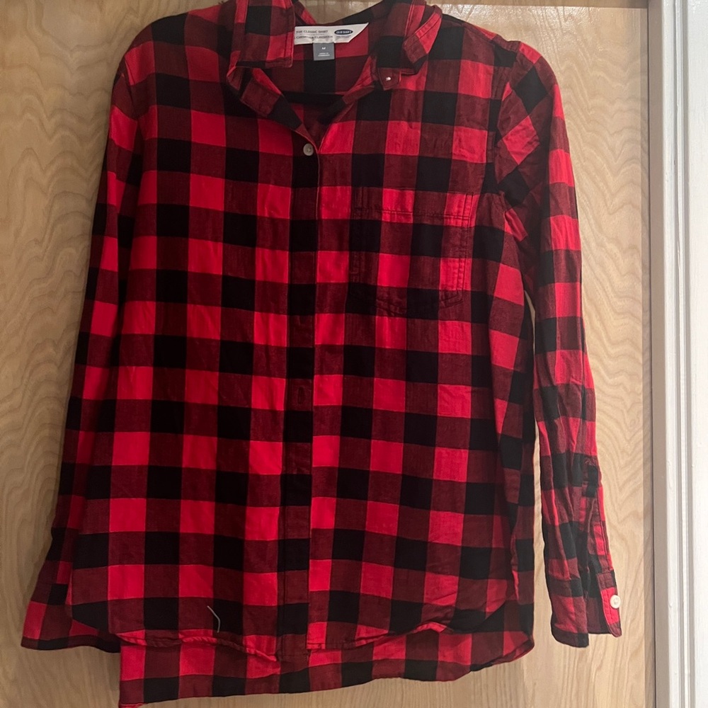 Old Navy Buffalo Plaid Button Down